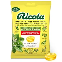 Ricola Citron menthe, 19 pastilles, Soin pour la gorge naturellement rafraîchissant (90) 19 unités