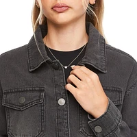 My Sister's Closet Girls' Denim Shacket