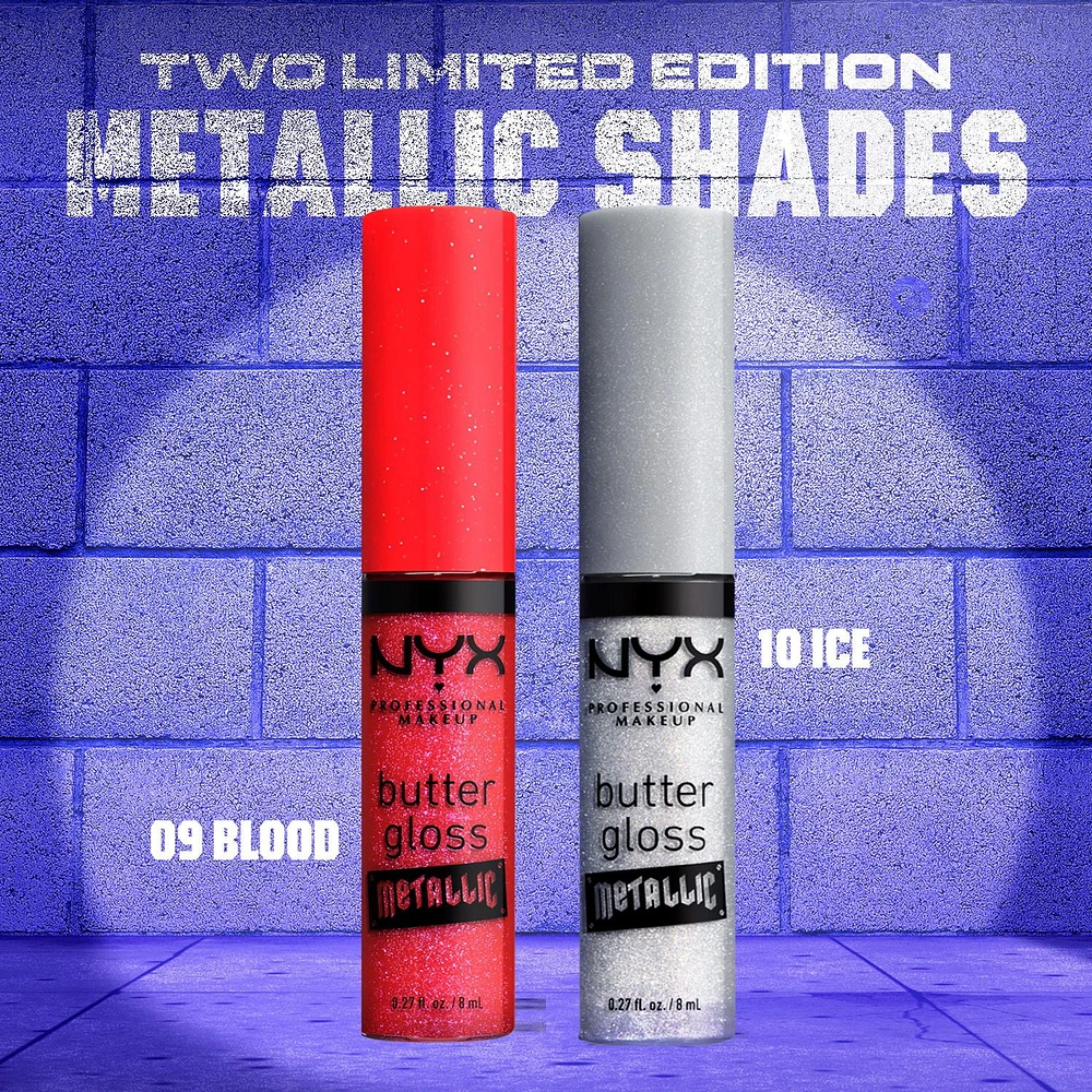 NYX Professional Makeup Butter Gloss Bling Shimmer Lip Gloss