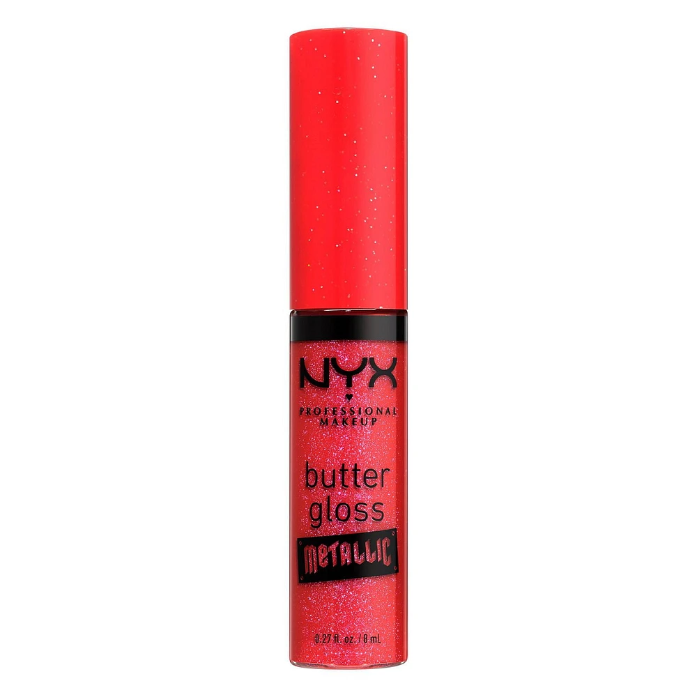 NYX Professional Makeup Butter Gloss Bling Shimmer Lip Gloss<br>