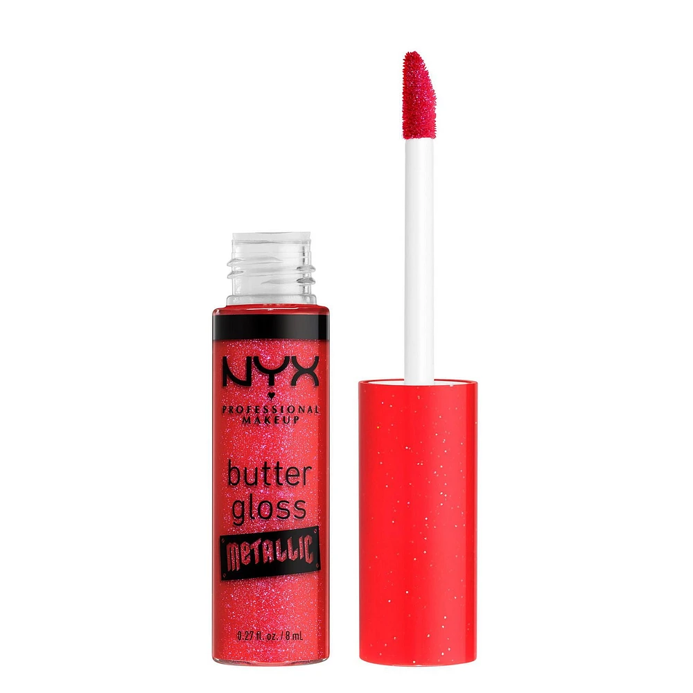 NYX Professional Makeup Butter Gloss Bling Shimmer Lip Gloss<br>