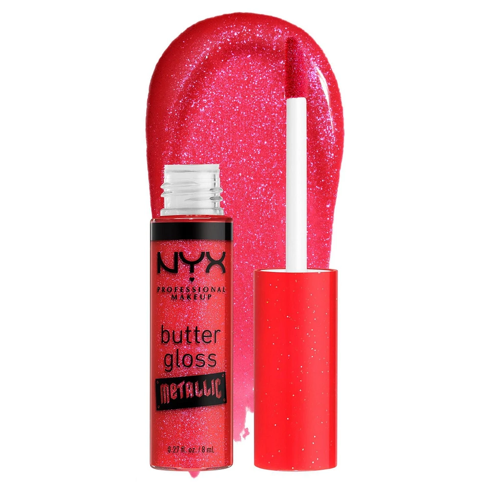 NYX Professional Makeup Butter Gloss Bling Shimmer Lip Gloss<br>