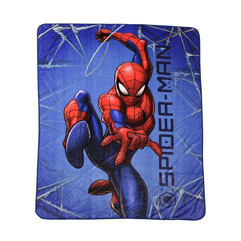 Spiderman Micro Raschel Blanket, 60" x 80", polyester