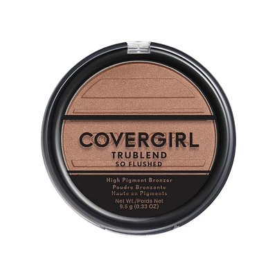 COVERGIRL TruBlend So Flushed High Pigment Blush & Bronzer, mélangeable et modulable, 100 % sans cruauté envers les animaux Haut en Pigments