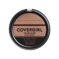 COVERGIRL TruBlend So Flushed High Pigment Blush and Bronzer, Blendable & Buildable, 100% Cruelty-Free, High Pigment Powder