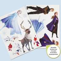 Solution pour salle de jeux de le Reine des Neiges II 4 pièces par Delta Children - L'ensemble comprend une table et 2 chaises et un organisateur de jouets à 6 bacs