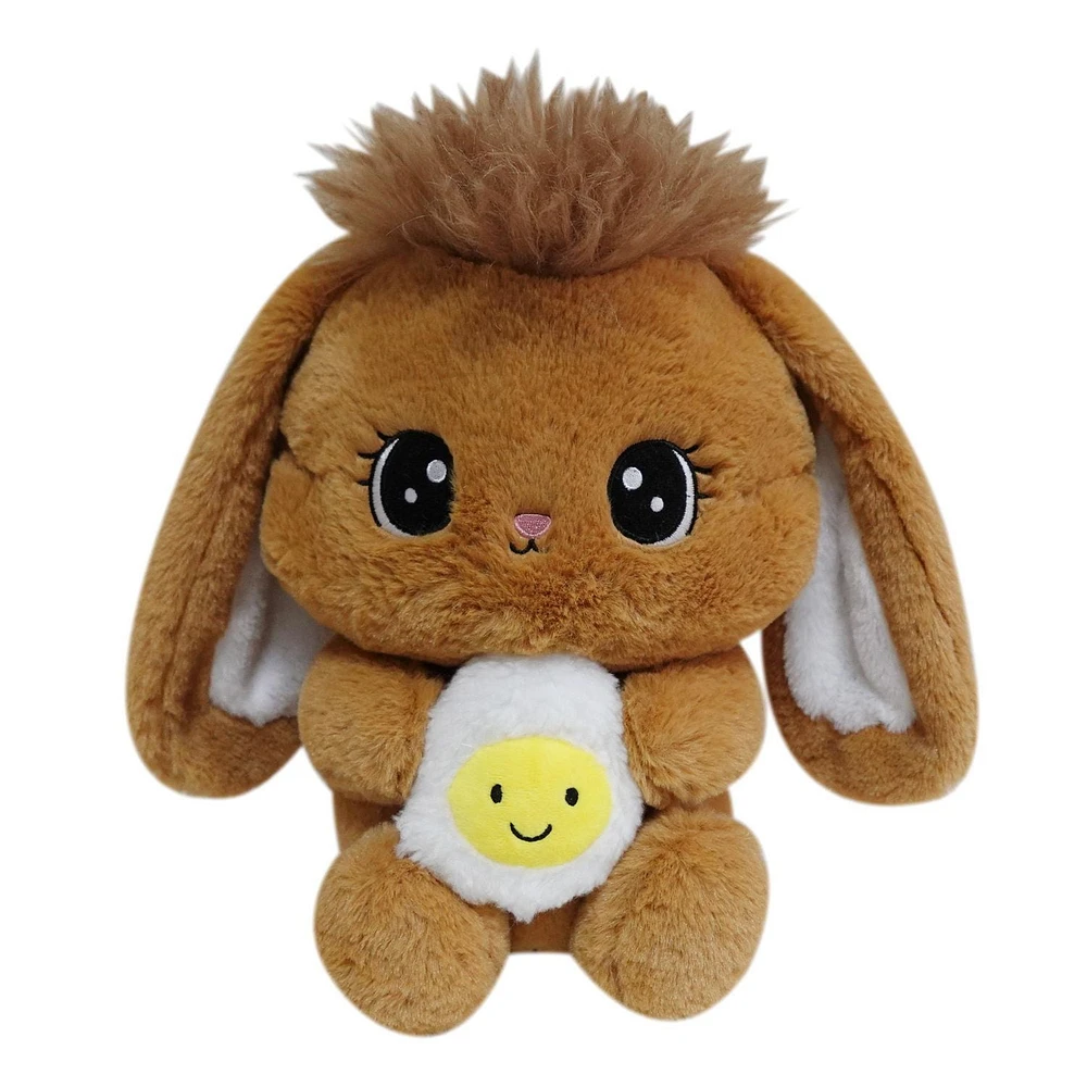 Way To Celebrate Easter Plush 12inch Large Big Head Bunny w egg  brown