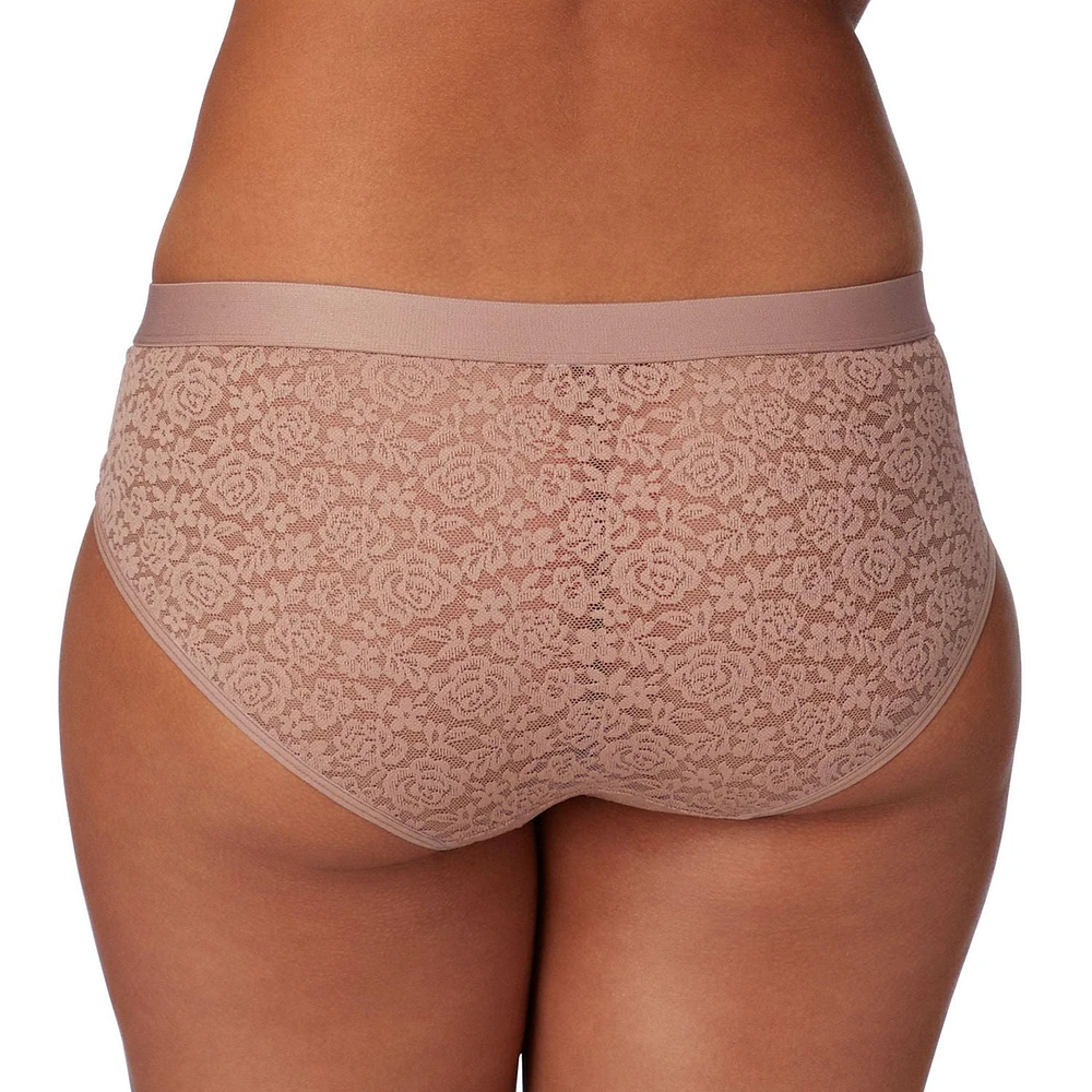 Maidenform Stretch Lace Brief. 2-Pack, Colours: Black and Mocha