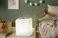 South Shore Sweedi Lighted Nightstand White