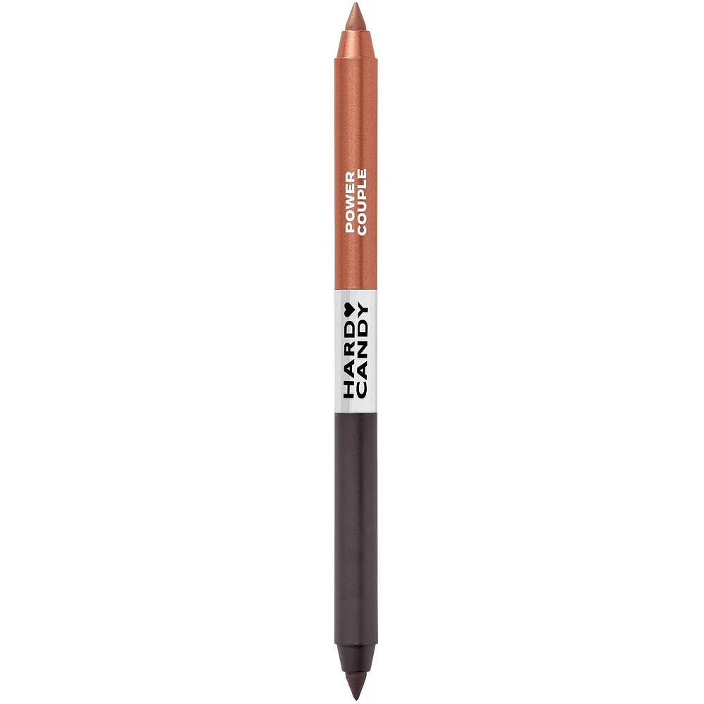 Hard Candy Party Lines 2-In-1 Pencil Eyeliner Duo, Matte and Metallic, 1g