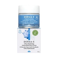 DERMA E Ultra Hydrating Antioxidant Moisturizing Day Cream, Vegan Skin Care, 2 oz, This ultra hydrating thoroughly moisturizes to reduce the look of wrinkles.