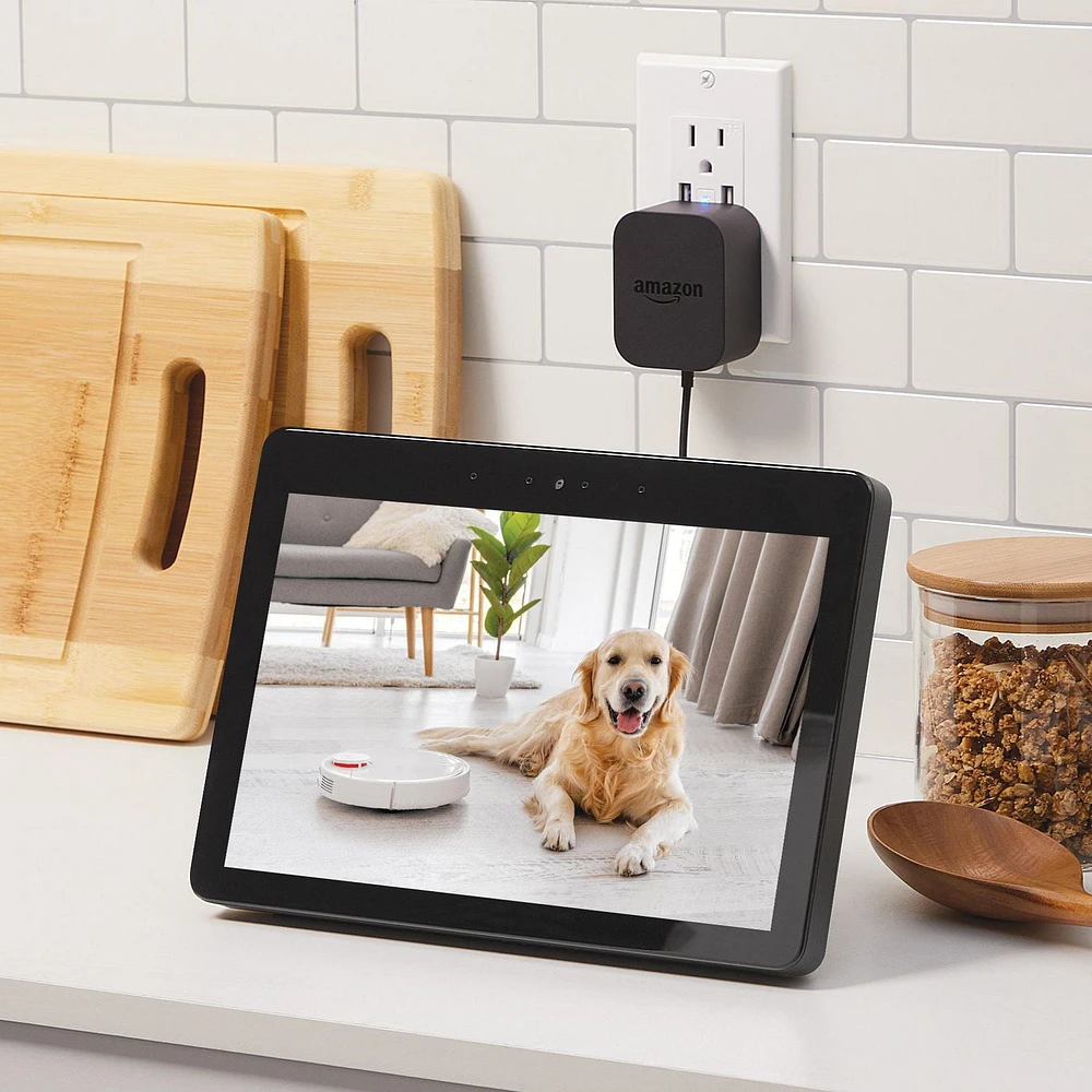 Merkury Innovations 7L Smart Wi-Fi Pet Feeder + Camera, Smart Wi-Fi Pet Feeder+Camera