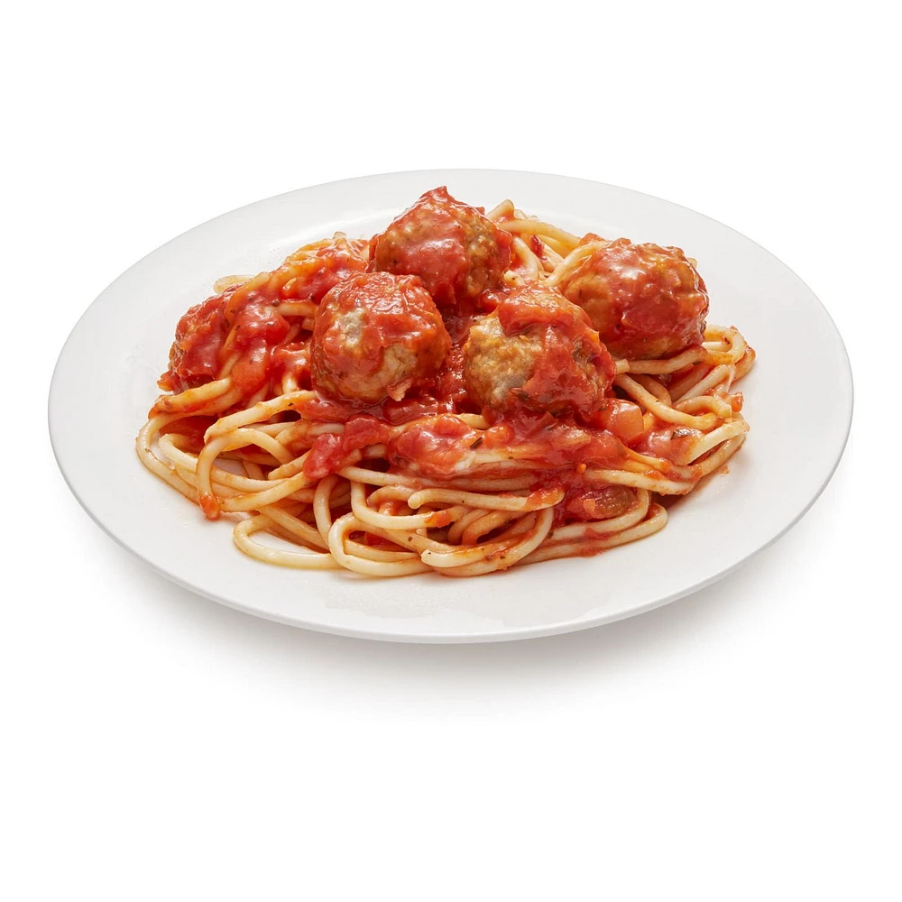Spaghetti et boulettes de viande à l’italienne Mon marché fraîcheur 350g