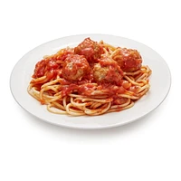 Spaghetti et boulettes de viande à l’italienne Mon marché fraîcheur 350g