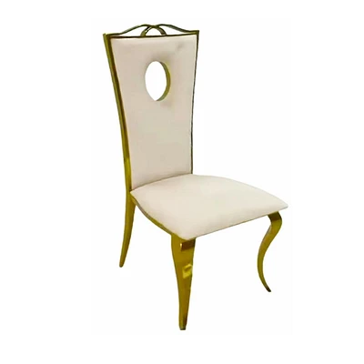 Chaise de salle à manger canadienne Bella Gold (Ensemble de 2)