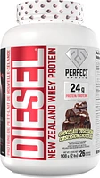 PERFECT Sports - Diesel protéine de lactosérum Nouvelle-Zélande, protéine de lactosérum nourri à l'herbe + élevé au pâturage, sans gluten, Obsession au chocolat , 2 lbs Protéine de lactosérum, 2lb