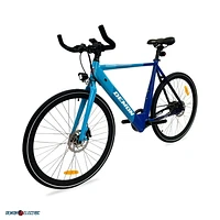 Demon Electric 27.5" Electric Bike, 250W Motor City eBike for Adults, 32 km/h Electric Bicycle, Concealed 36V Battery Commuter E-Bike, Blue