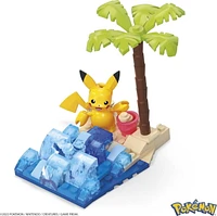 MEGA Pokémon Pikachu's Beach Splash Building Set - 79 bricks