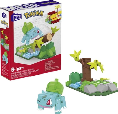 MEGA Pokémon Bulbasaur's Forest Trek Building Set - 82 Bricks