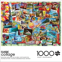 Buffalo Games - Classic Collage - Beaches around the Globe - 1000 Piece Jigsaw Puzzle