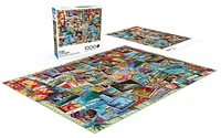 Buffalo Games - Classic Collage - Beaches around the Globe - 1000 Piece Jigsaw Puzzle