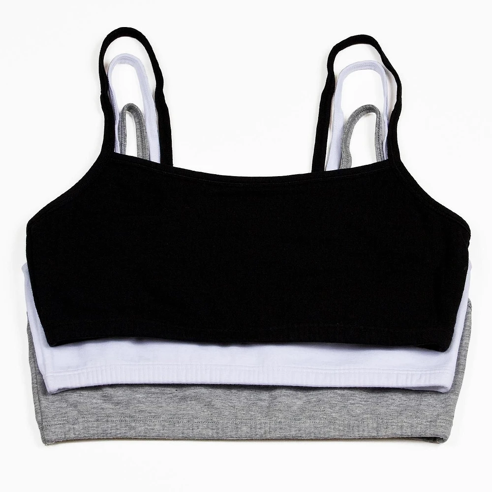 Soutien-gorge sport construit Fruit of the Loom pour femmes en paq. de 3 Tailles 34, 36, 38, 40, 42, 44