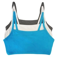 Soutien-gorge sport construit Fruit of the Loom pour femmes en paq. de 3 Tailles 34, 36, 38, 40, 42, 44