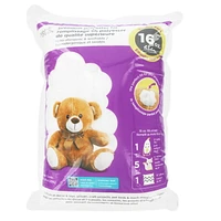 Premium Polyester Fill, 16oz (454g), Soft, Use for Toys, Pillows, Pet Beds