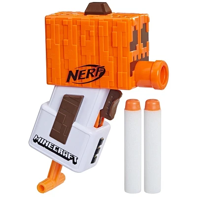 Nerf MicroShots Minecraft Snow Golem Mini Blaster, Minecraft Snow Golem Mob Design