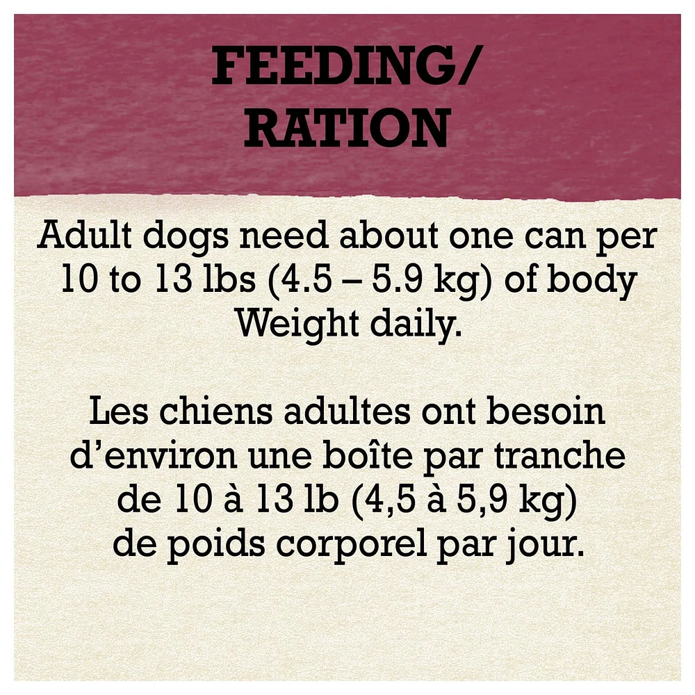 Beyond Recette de Boeuf Élevé dans une Ferme et d'Épinards, Nourriture Humide pour Chiens 354 g 7"x13"