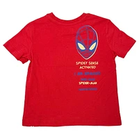 Toddler Boys Marvel Awesome Spidey Short Sleeve T-Shirt