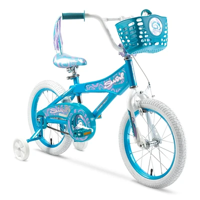 Hyper SWIRL 16" Bike, with Training Wheels, Teal