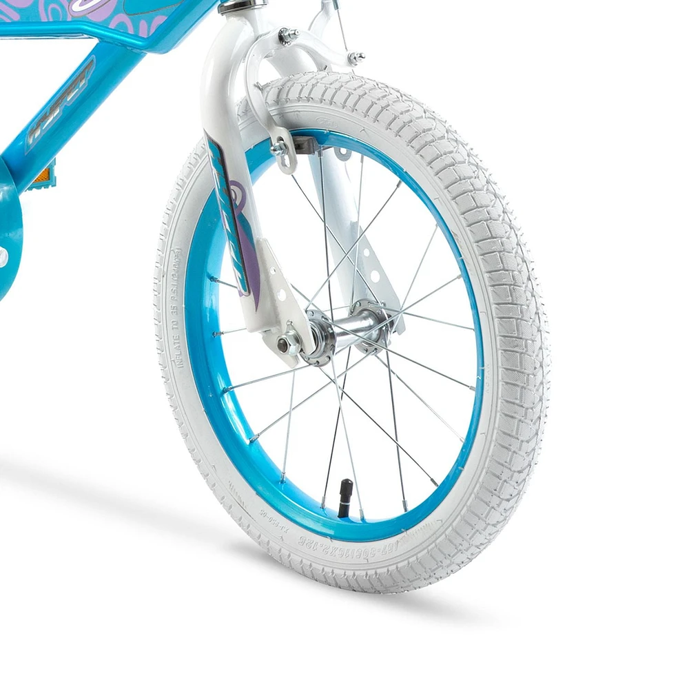 Hyper SWIRL 16" Bike, with Training Wheels, Teal