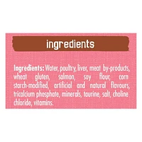 Friskies Riche en Sauce Bouchées avec Saumon en Sauce Savoureuse Nourriture pour Chats 156g
