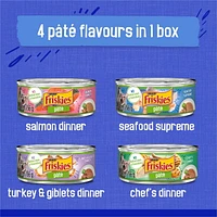 Friskies Pate Greatest Hits Variety Pack, Wet Cat Food 32 X 156g, 32 X 156g