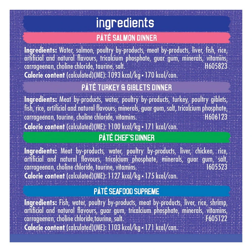 Friskies Pate Greatest Hits Variety Pack, Wet Cat Food 32 X 156g, 32 X 156g