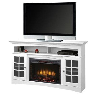 Muskoka Huntley 59" Media Electric Fireplace 370-196-204 - White