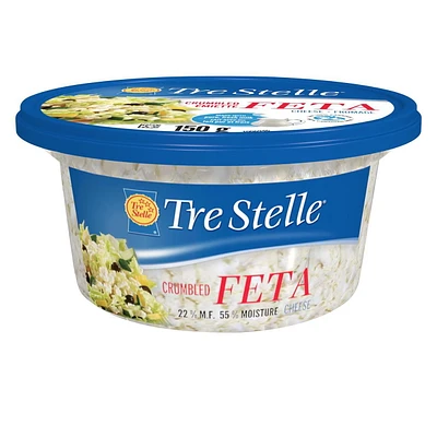 Tre Stelle Feta Crumbled Cheese, 150 g