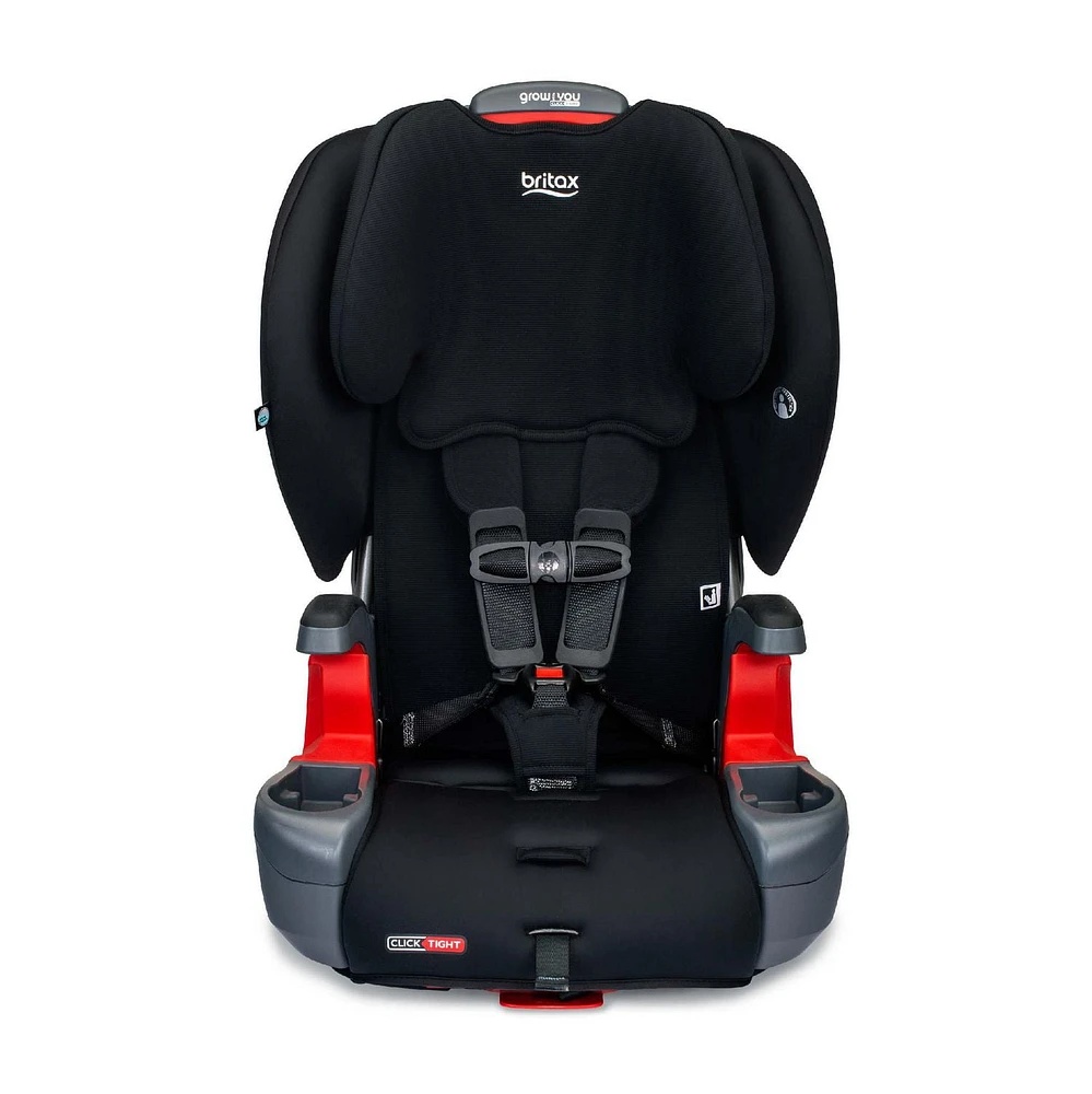 Britax Grow With You ClickTight Harness-2-Booster, Black Contour SafeWash