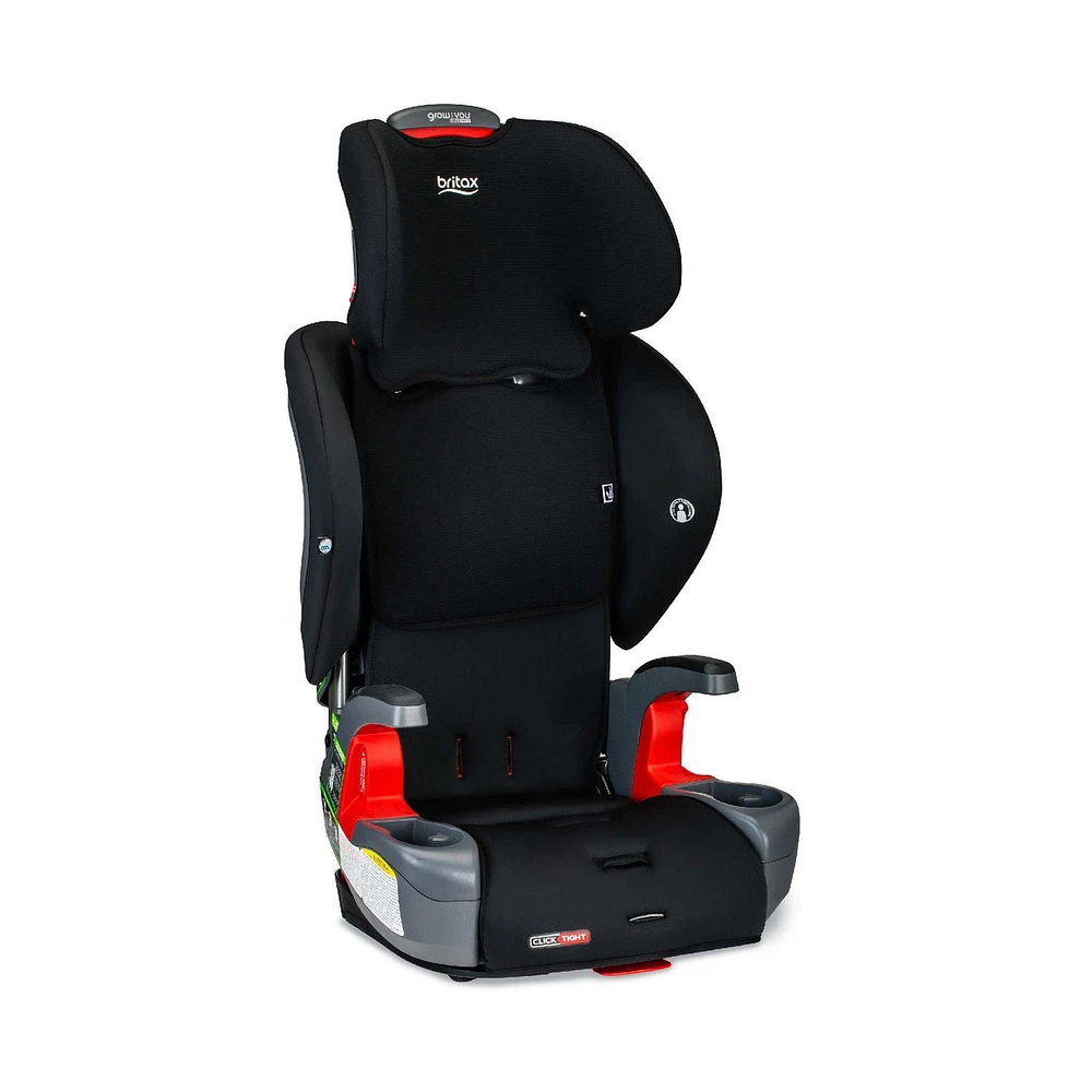 Britax Grow With You ClickTight Harness-2-Booster, Black Contour SafeWash