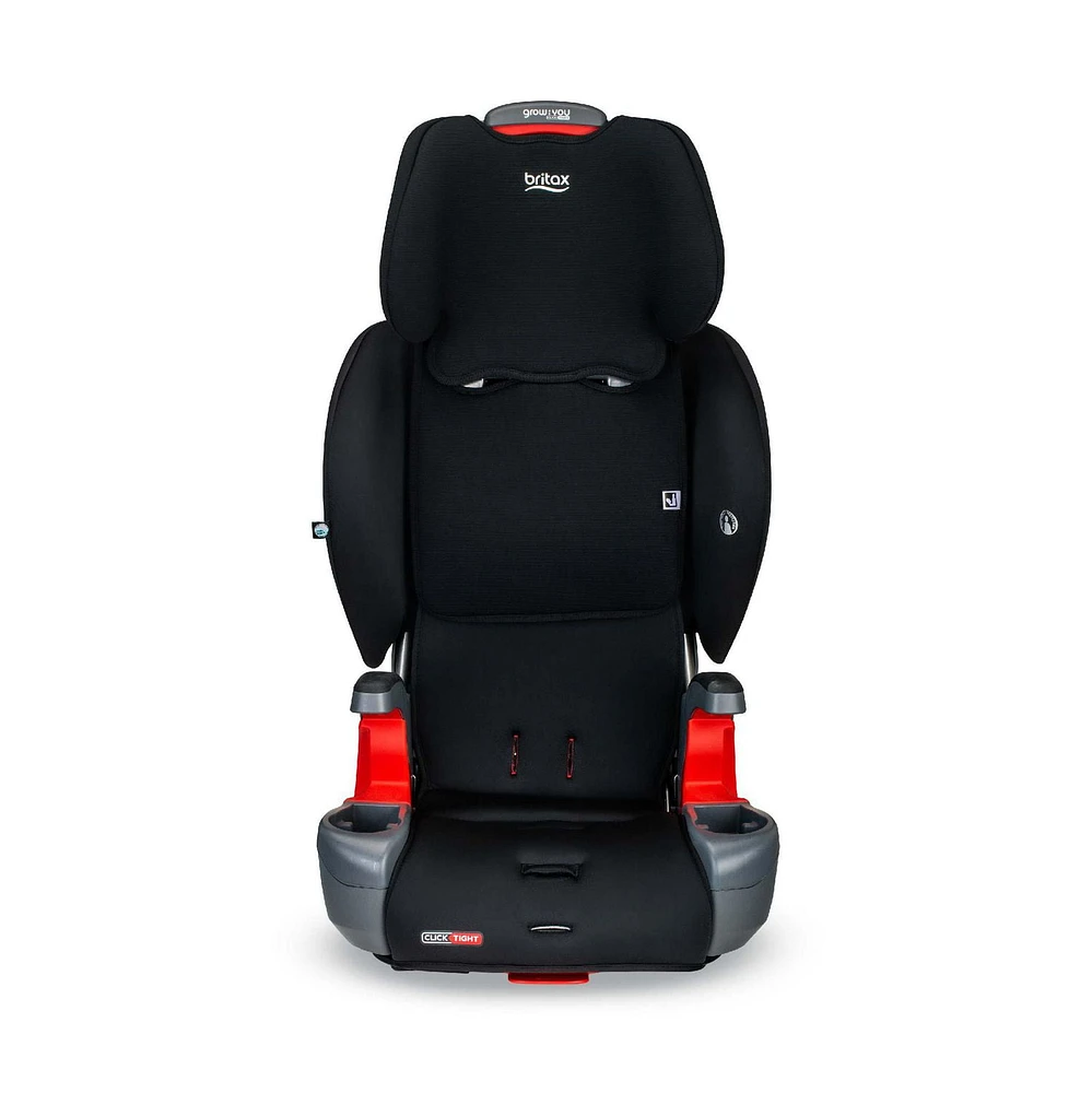 Britax Grow With You ClickTight Harness-2-Booster, Black Contour SafeWash
