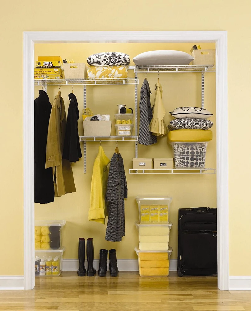 Rubbermaid 5'-7' Multi-Purpose Closet Kit