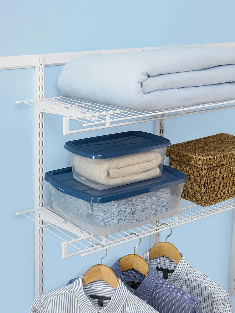 Rubbermaid 5'-7' Multi-Purpose Closet Kit