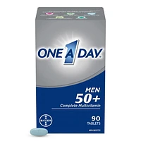 Multivitamines One A Day pour hommes de 50 ans et plus – Vitamines quotidiennes pour hommes contenant des vitamines A, B, C, D et E, du calcium, du sélénium, du magnésium et du zinc 90 comprimés