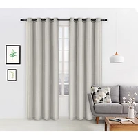 Safdie & Co. Curtain 84L Holli Jacquard Taupe