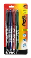 FriXion Ball Stylos effaçables - Assortis Pointe fine de 0.7mm, 4/pqt