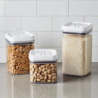 Better Homes & Gardens Flip-Tite® Square Container Set, 3 Pieces, Capacity: 1.1L, 1.7L & 2.3L