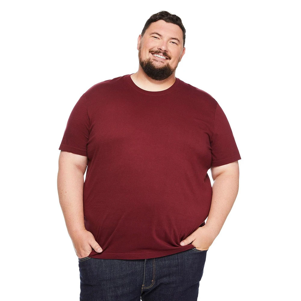 T-shirt de base George Plus hommes Tailles 3XL-5XL