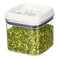 Better Homes & Gardens Flip-Tite® Square Container Set, 3 Pieces, Capacity: 1.1L, 1.7L & 2.3L