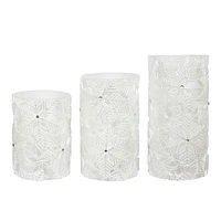 Hometrends Unscented LED candle set, Pack of 3